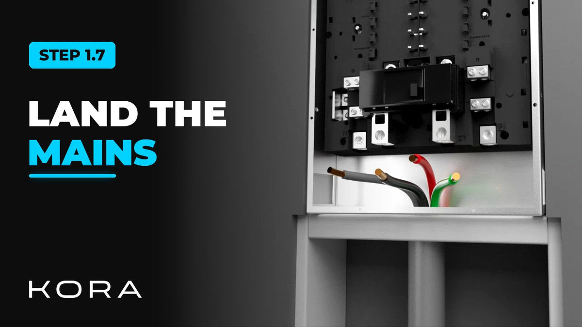 Kora Founders Edition Install 1.7 | Cut, Strip and Land the Mains