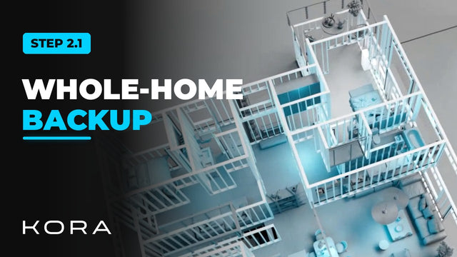 Kora Founders Edition Install 2.1 | Whole-Home Backup: Smart Panel as Main Panel