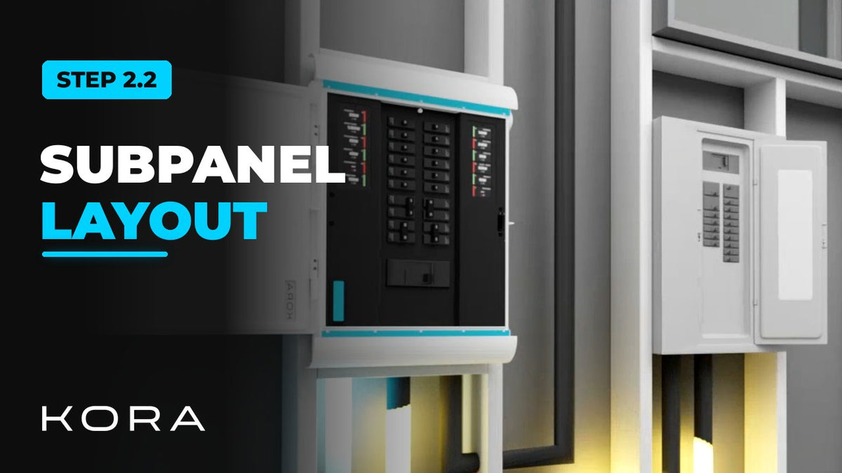 Kora Founders Edition Install 2.2 | Smart Panel as a Subpanel