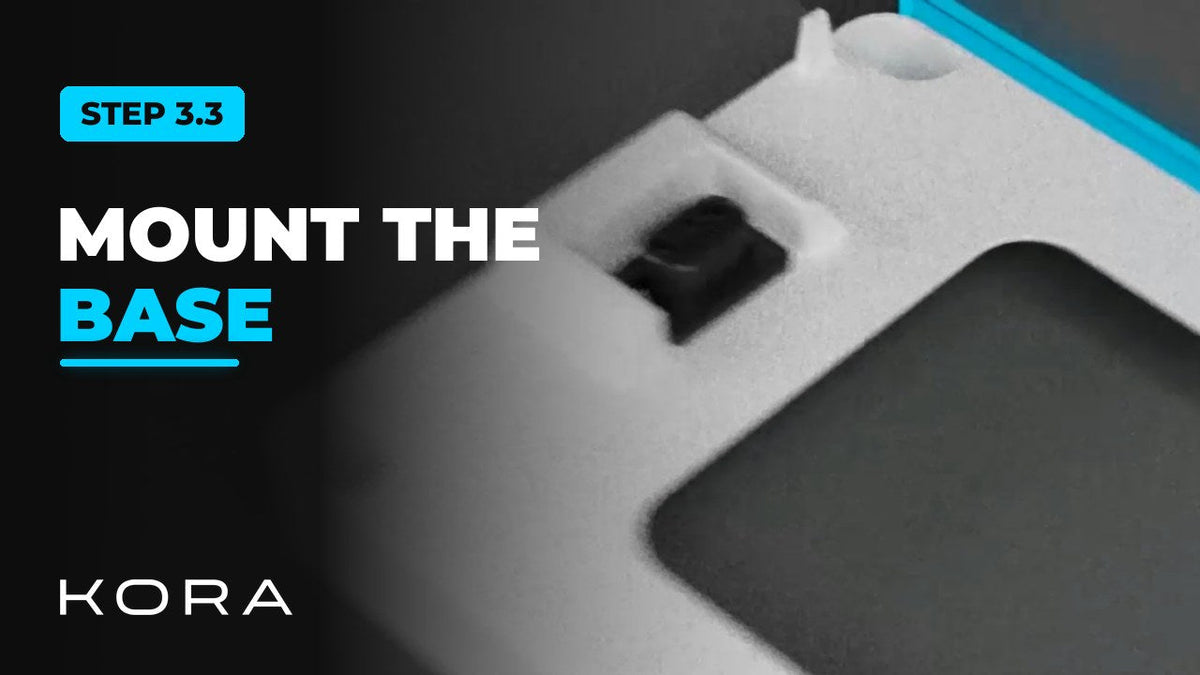 Kora Founders Edition Install 3.3 | Mounting the Powerblocks Base